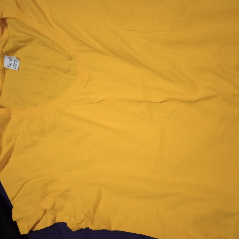 Hanes Vibrant Yellow Tee